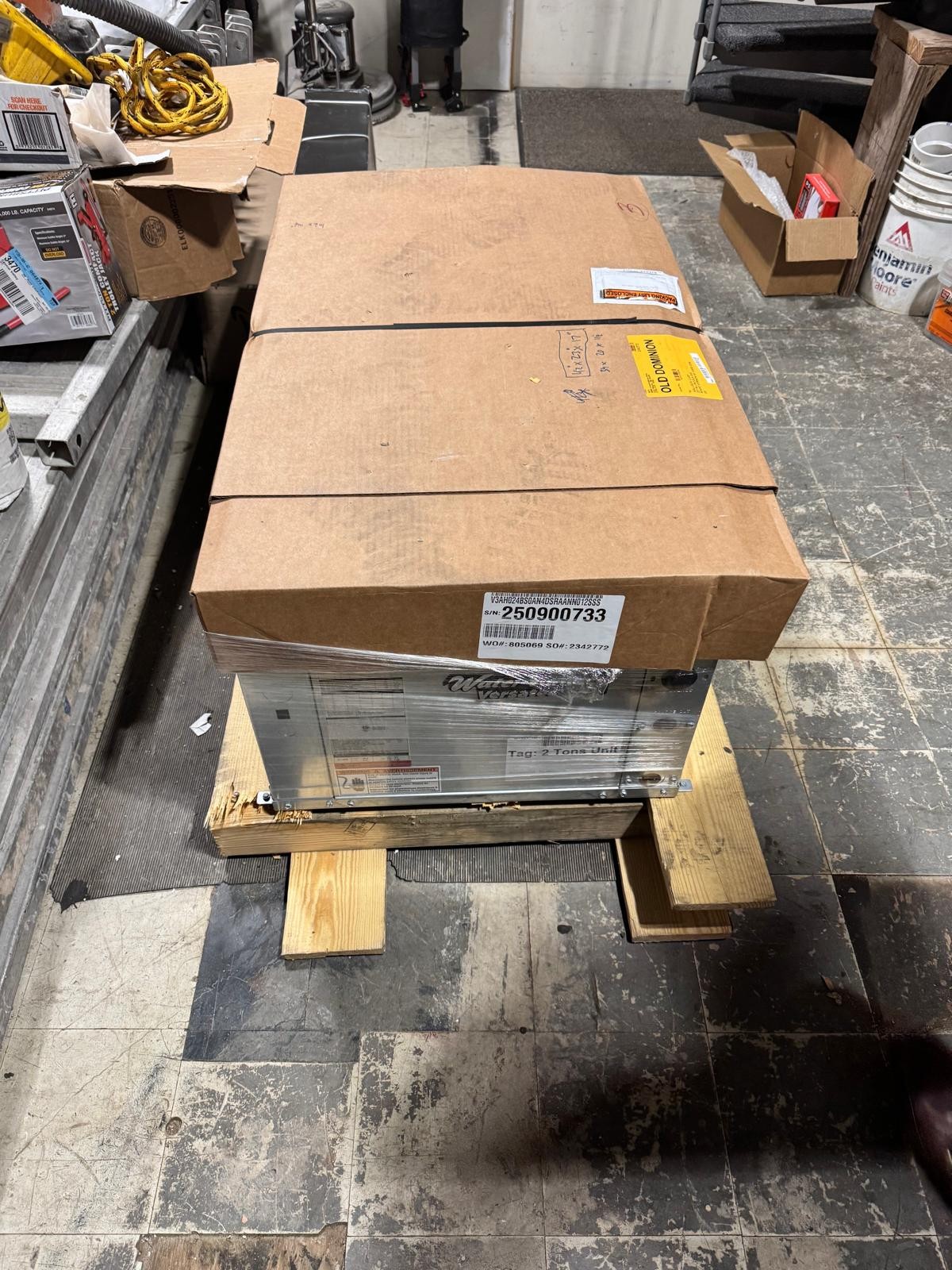 2ton WSHP by Water Furnace. Model#: V3AH024BS0AN)