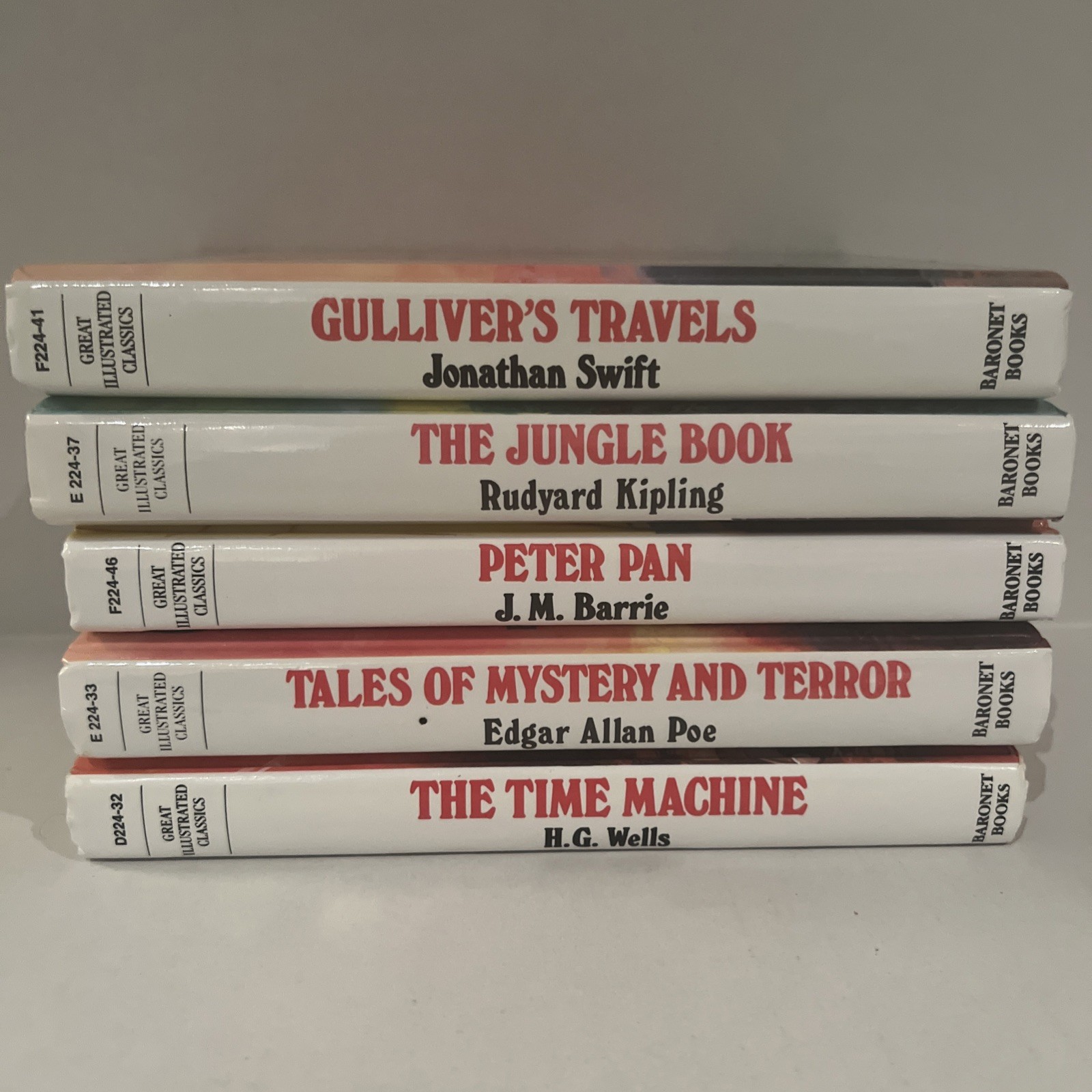Great Illustrated Classics Lot Of 5 Hardcover Books