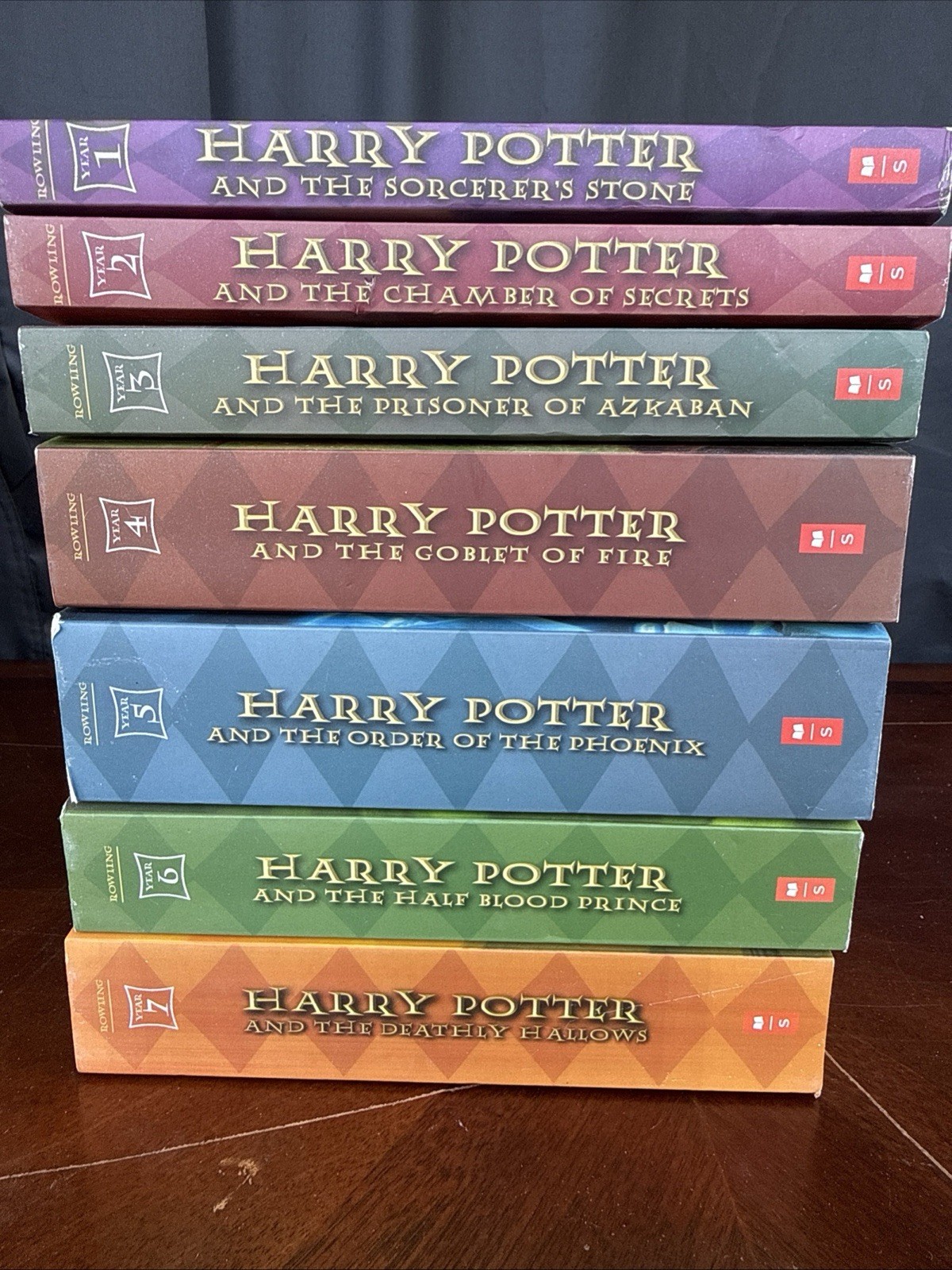 Harry Potter Box Set by J.K. Rowling, Paperback, Scholastic, 7 Books