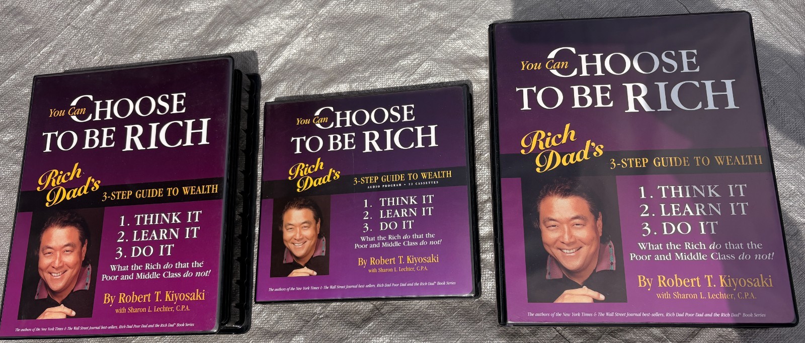 Choose to Be Rich R. Kiyosaki Complete Program Set New Sealed Books, DVDs, Tapes