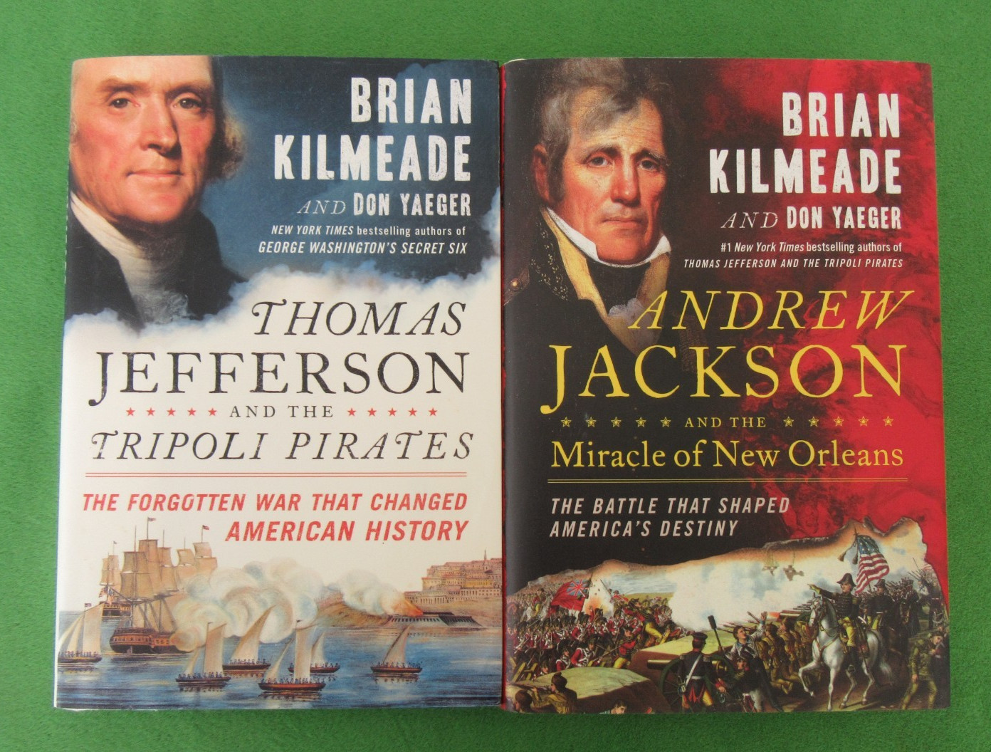LOT 2 HCDJ NON-FICTION BOOKS BY BRIAN KILMEADE: THOMAS JEFFERSON; ANDREW JACKSON