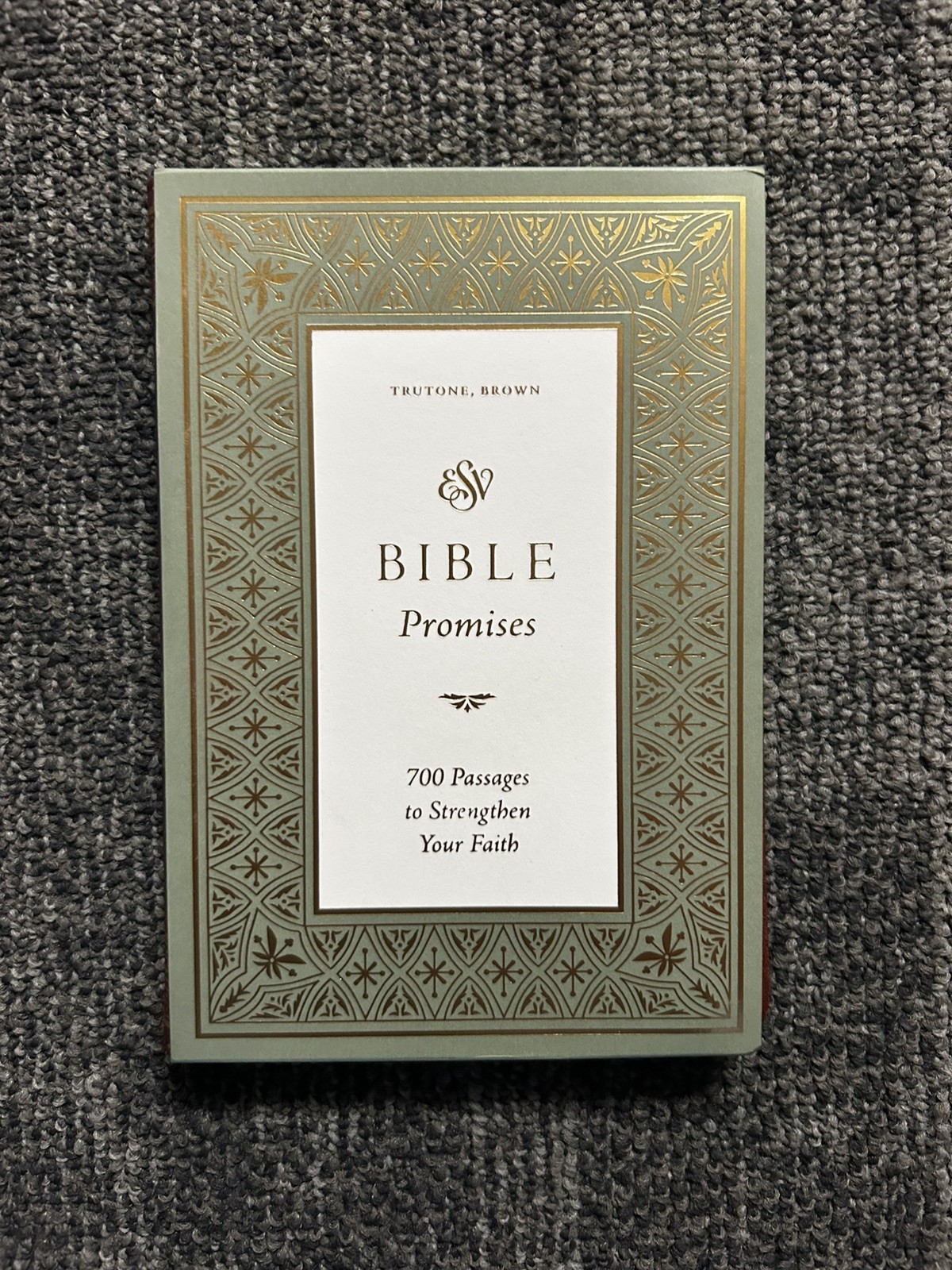 ESV Bible Promises: 700 Passages to Strengthen, TruTone brown, brand new
