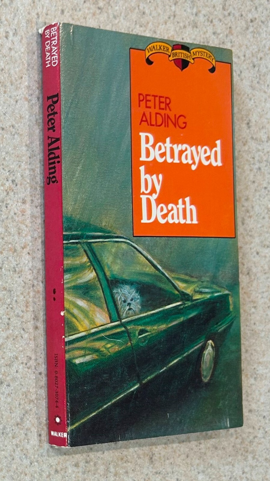 Peter ALDING — Betrayed By Death (1984 Walker) — Vintage Mystery Paperback