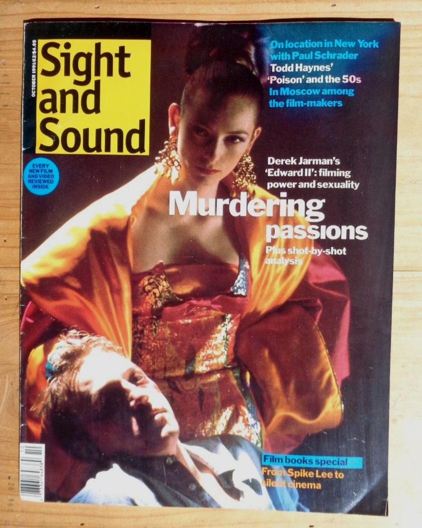 Sight And Sound October 1991 magazine Derek Jarman Edward II Paul Schrader