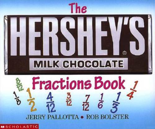 The Hershey’s Milk Chocolate Bar Fractions Book – Paperback – GOOD