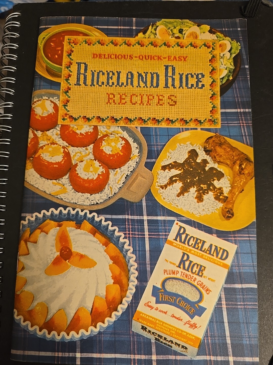 Vintage 1959 Delicious Quick Easy RICELAND RICE Recipe Booklet 28 pages