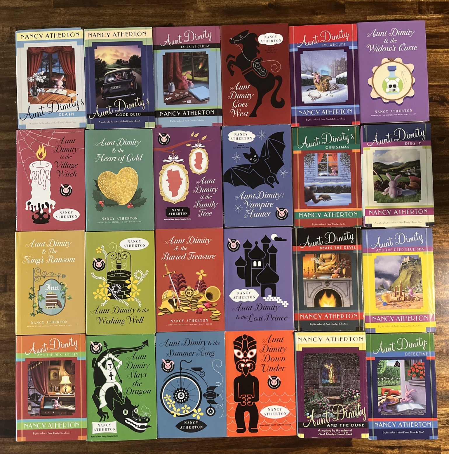 Aunt Dimity Mystery Books by Nancy Atherton Complete Set Series Lot of 24