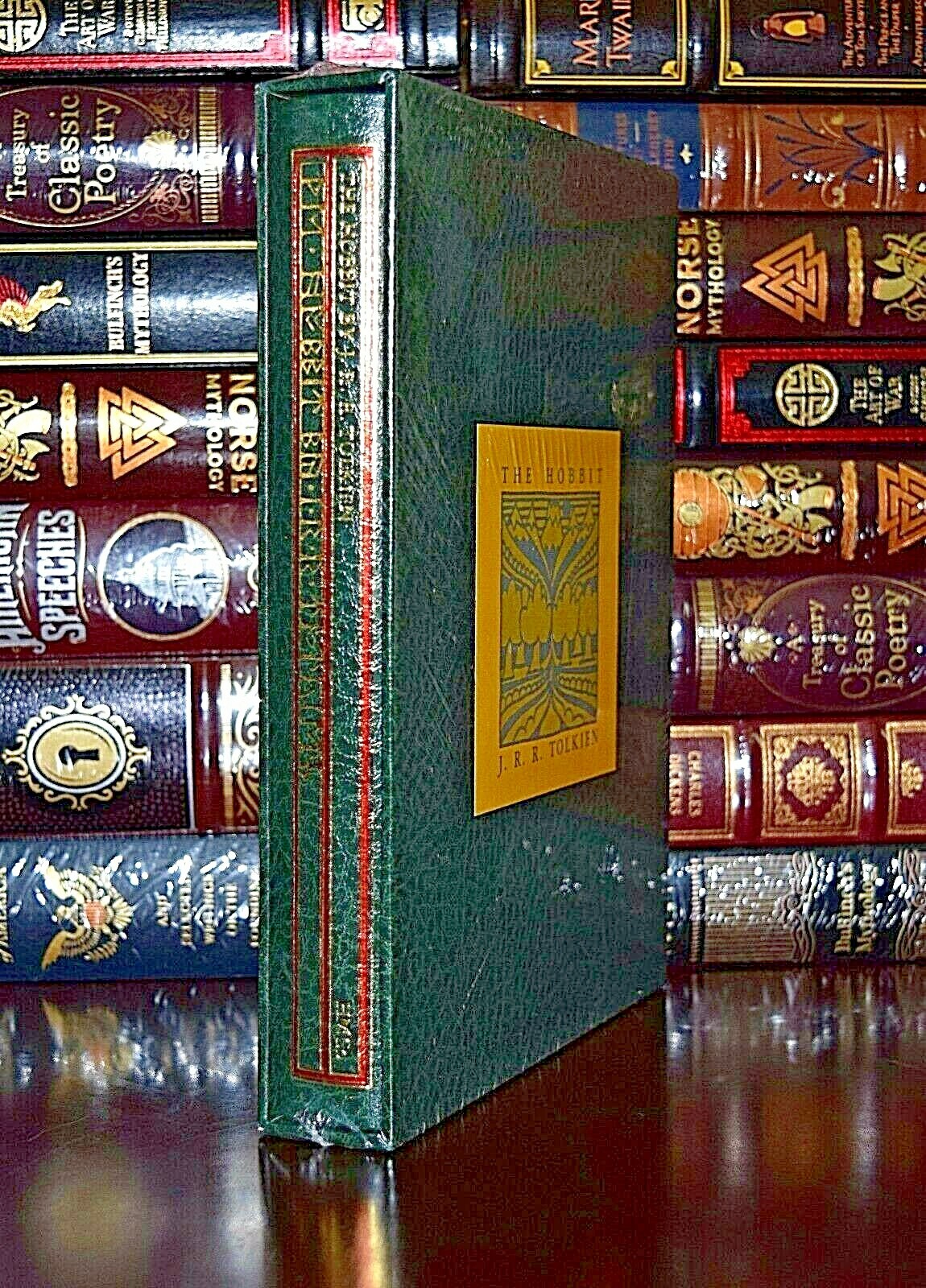 New Hobbit by J.R. Tolkien Leather Bound Deluxe Collector’s Slipcase Hardcover