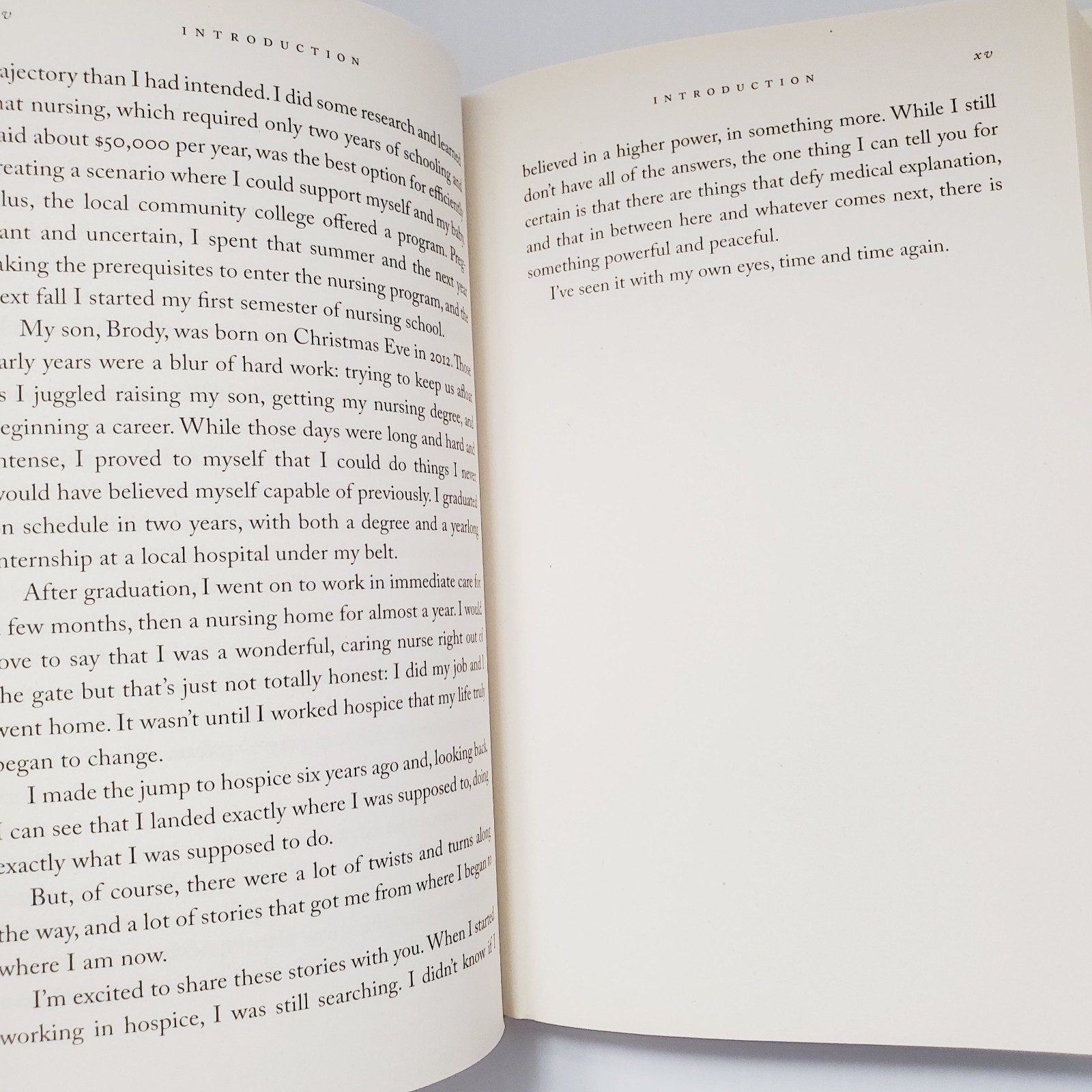 The In-Between Book Encounters During Life’s Final Moments Hadley Vlahos HC