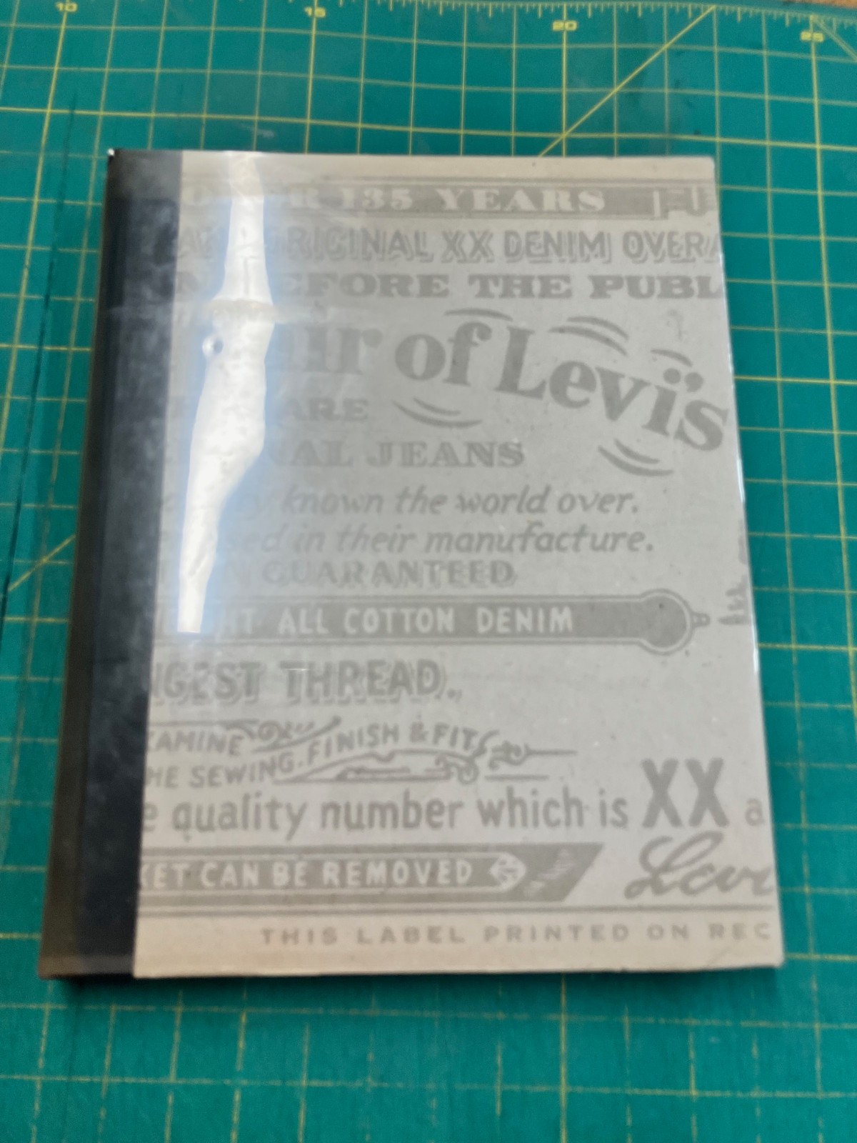 This is a Pair of Levi’s Jeans. Hardcover. Denim Fashion. 1995. Very Good.