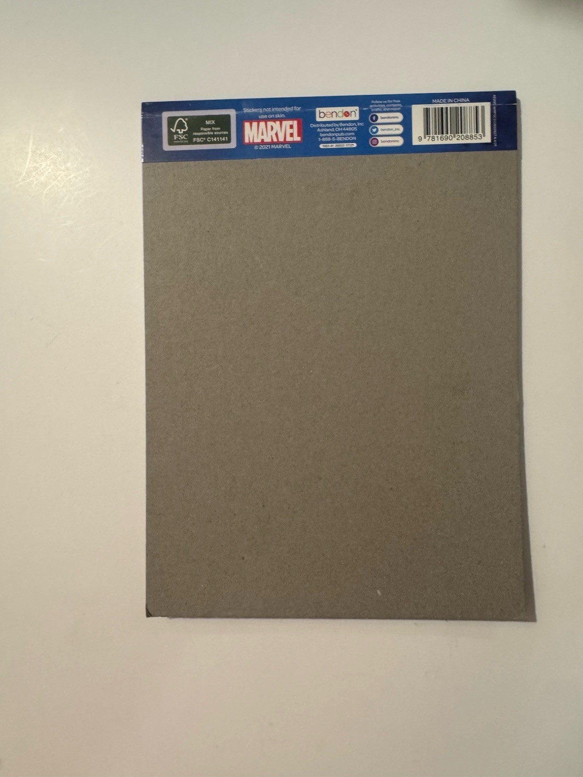 Marvel Avengers Create-A-Scene Sticker Activity Pad Coloring Book Bendon