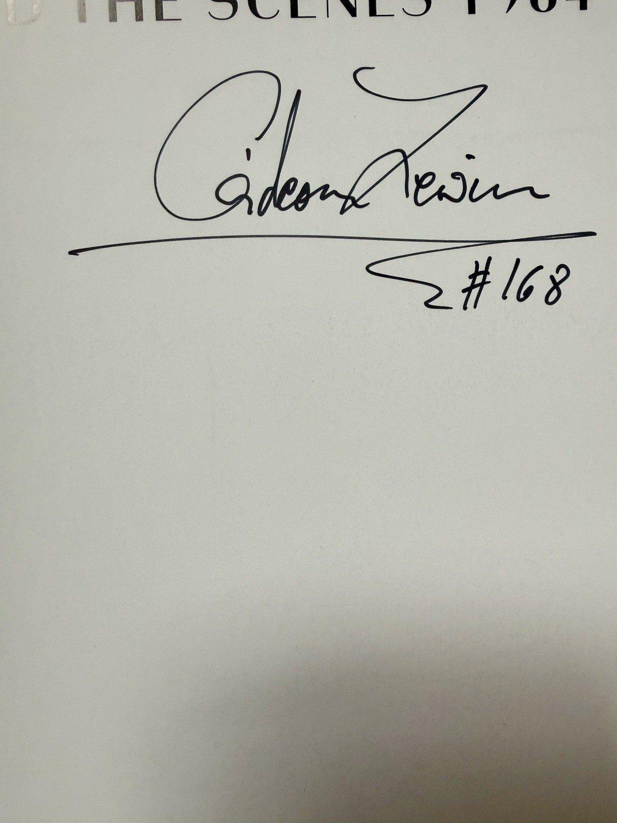 Gideon Lewin Avedon Behind The Scenes 1964-1980 #168/275 Book/Photo SIGNED