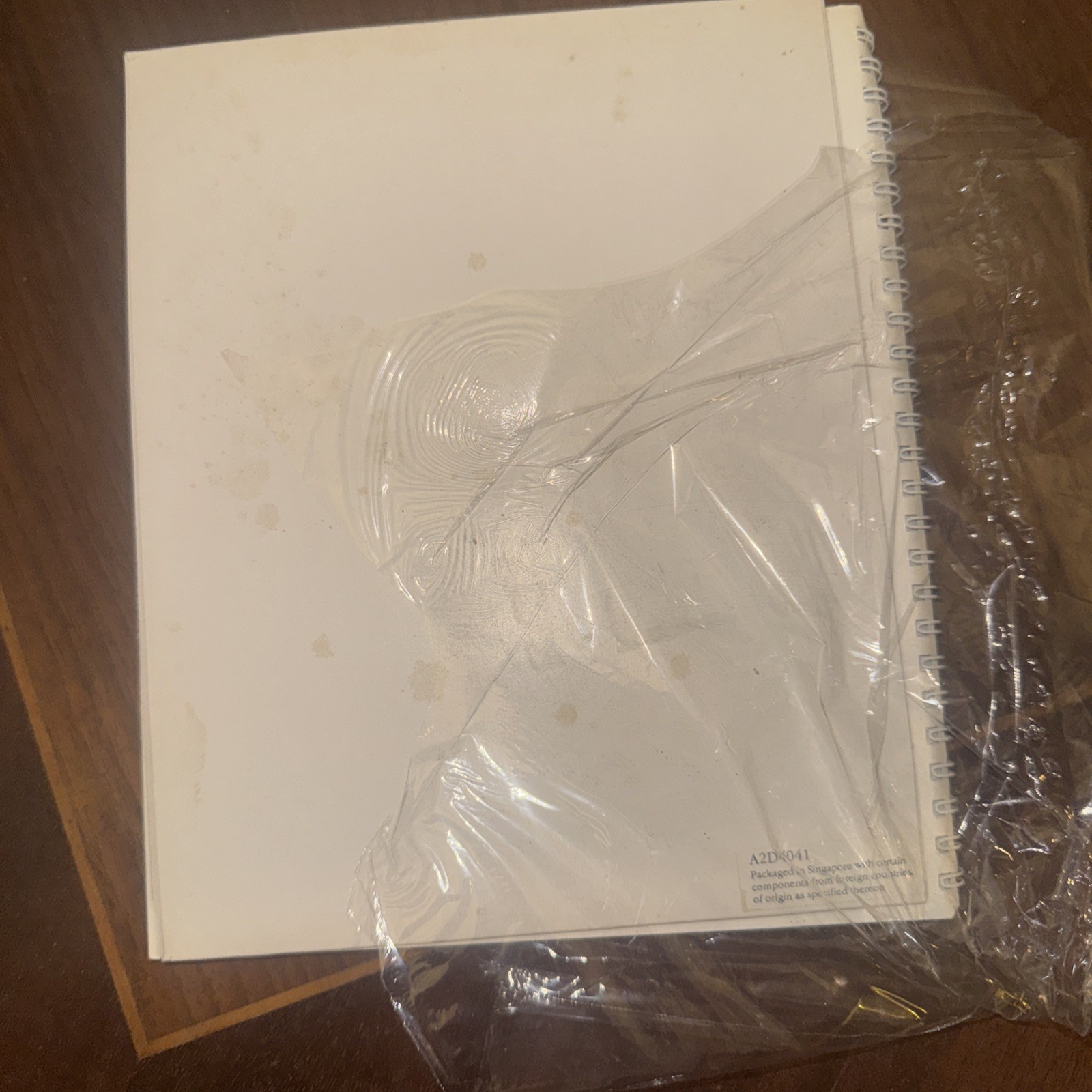 Apple II System Disk Users Guide Spiral Bound for 128K Apple IIe IIc Plus w/disc