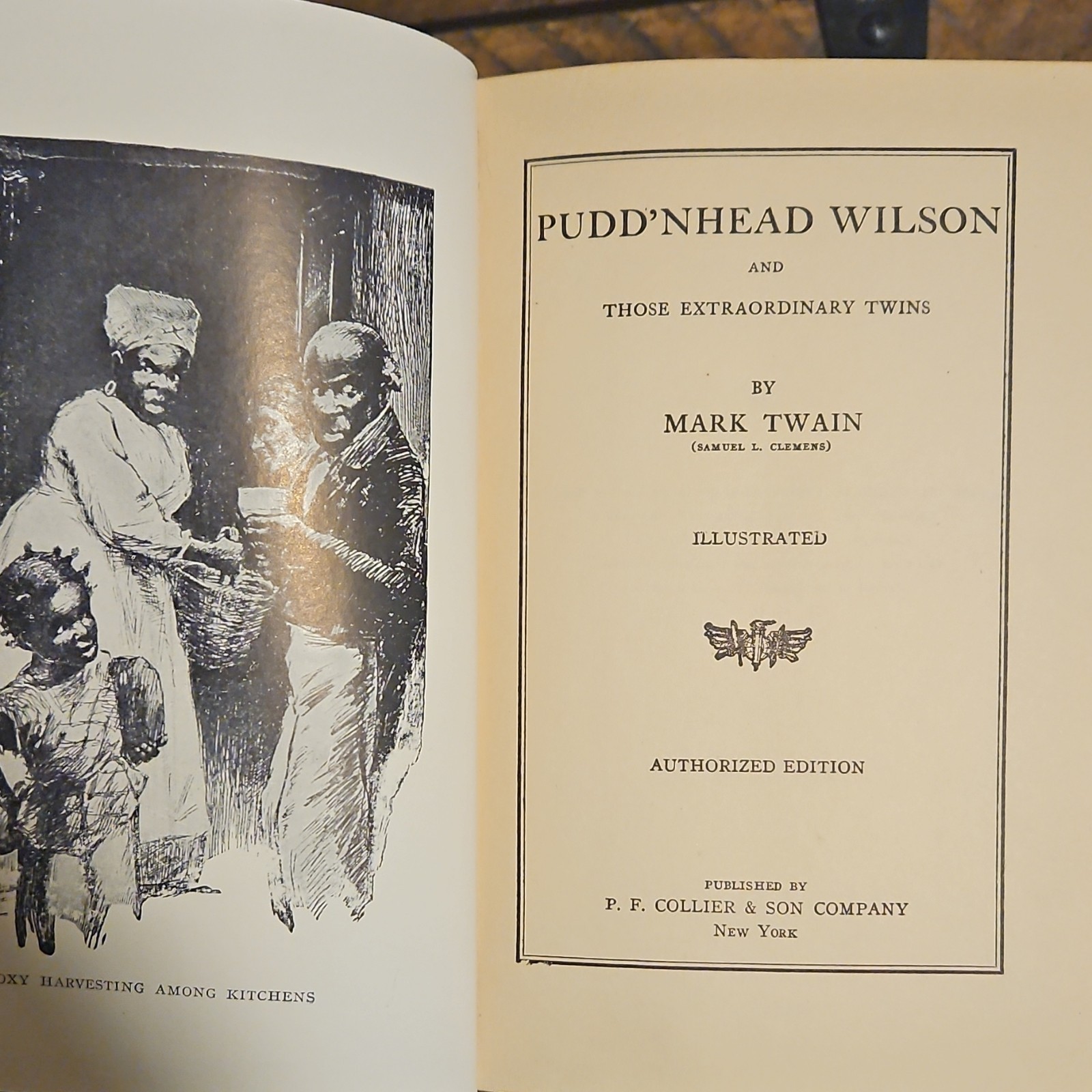 Mark Twain Illustrated Authorized Edition Set HC P.F. Collier 1922 4 Classics