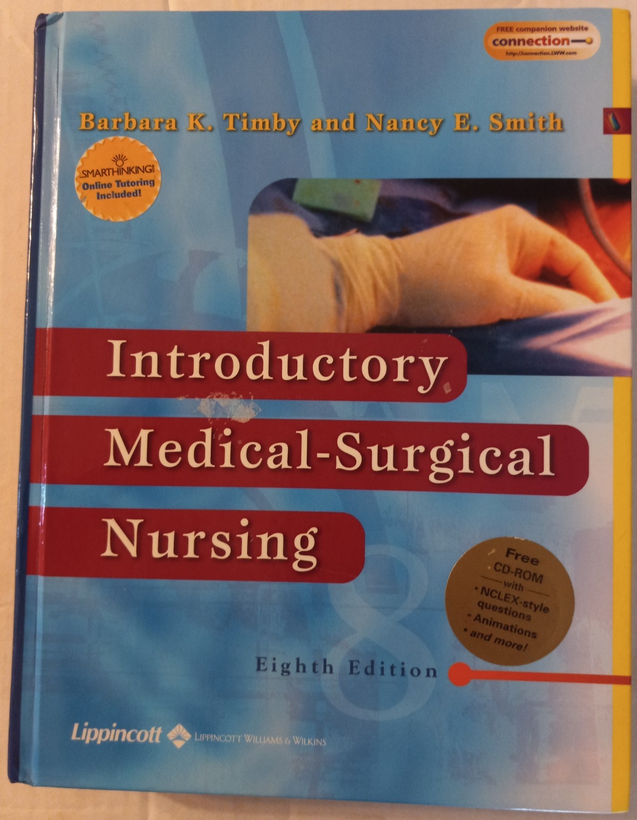 Introductory Medical-Surgical Nursing 8th Edition – hardcover – LB10891
