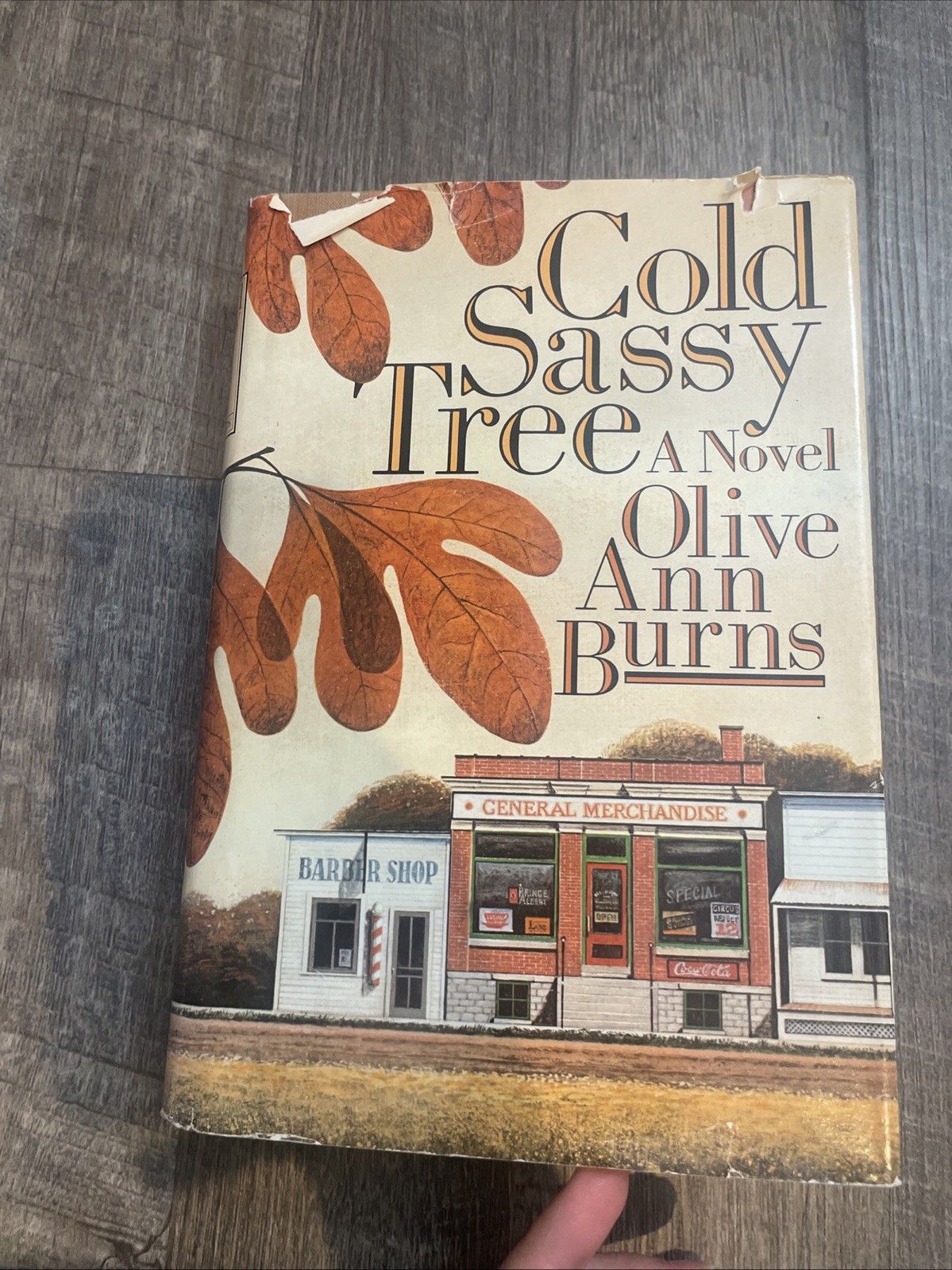 Cold Sassy Tree by Olive Ann Burns (1984, Hardcover W/DJ) FIRST Edition