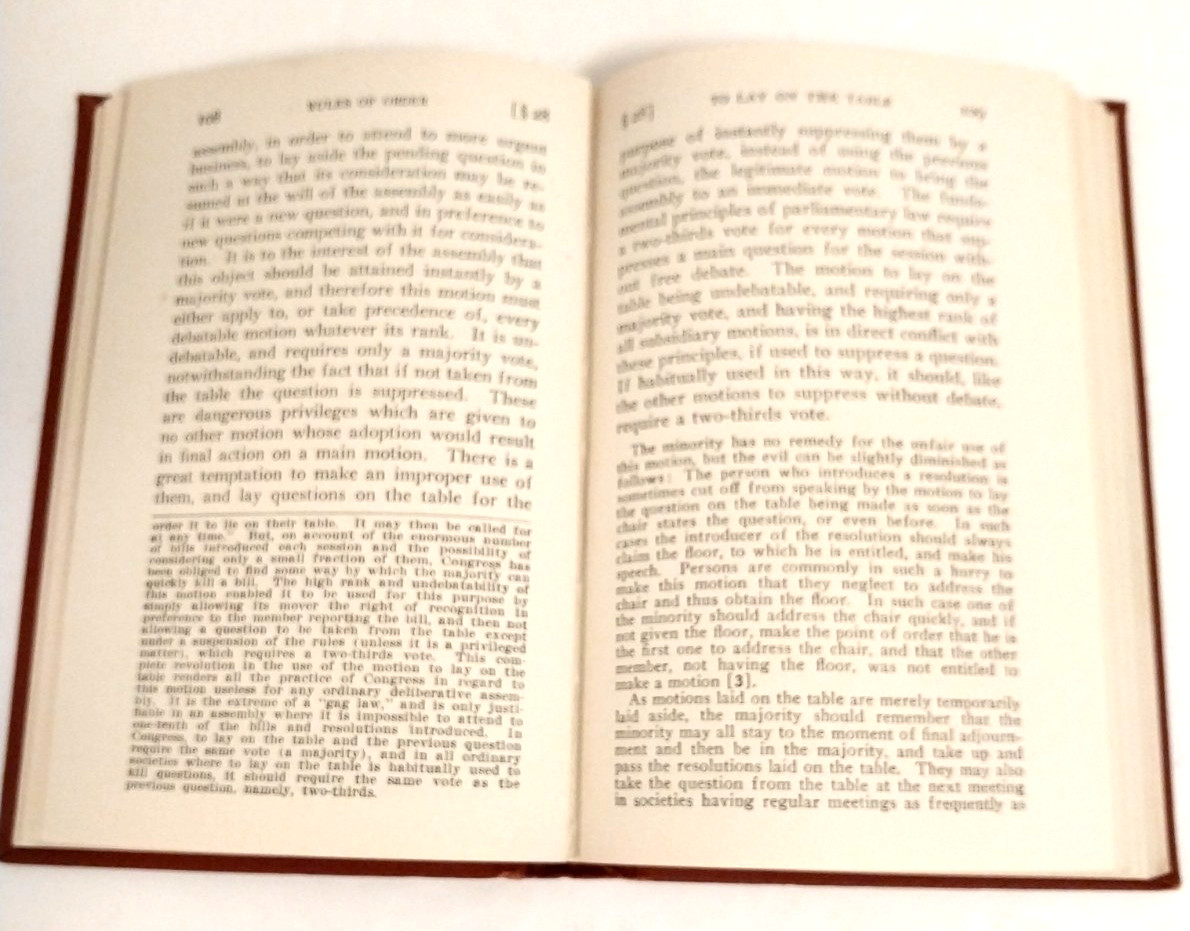 Roberts Rules Of Order Revised General Henry M Robert US ARMY 1915 Antique