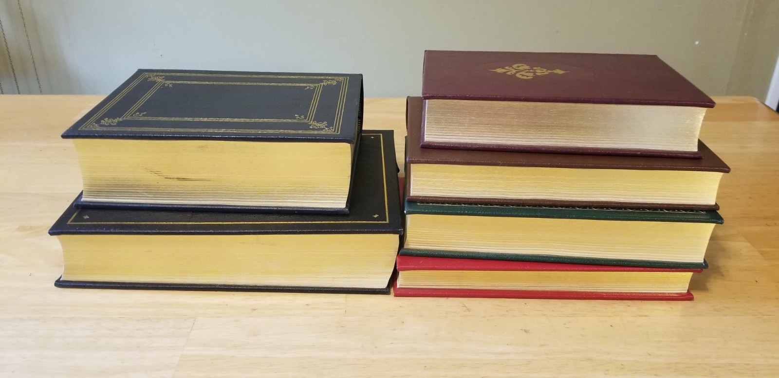 Firearms Classic Library Collection-Lot Of 6 Leather-bound Books