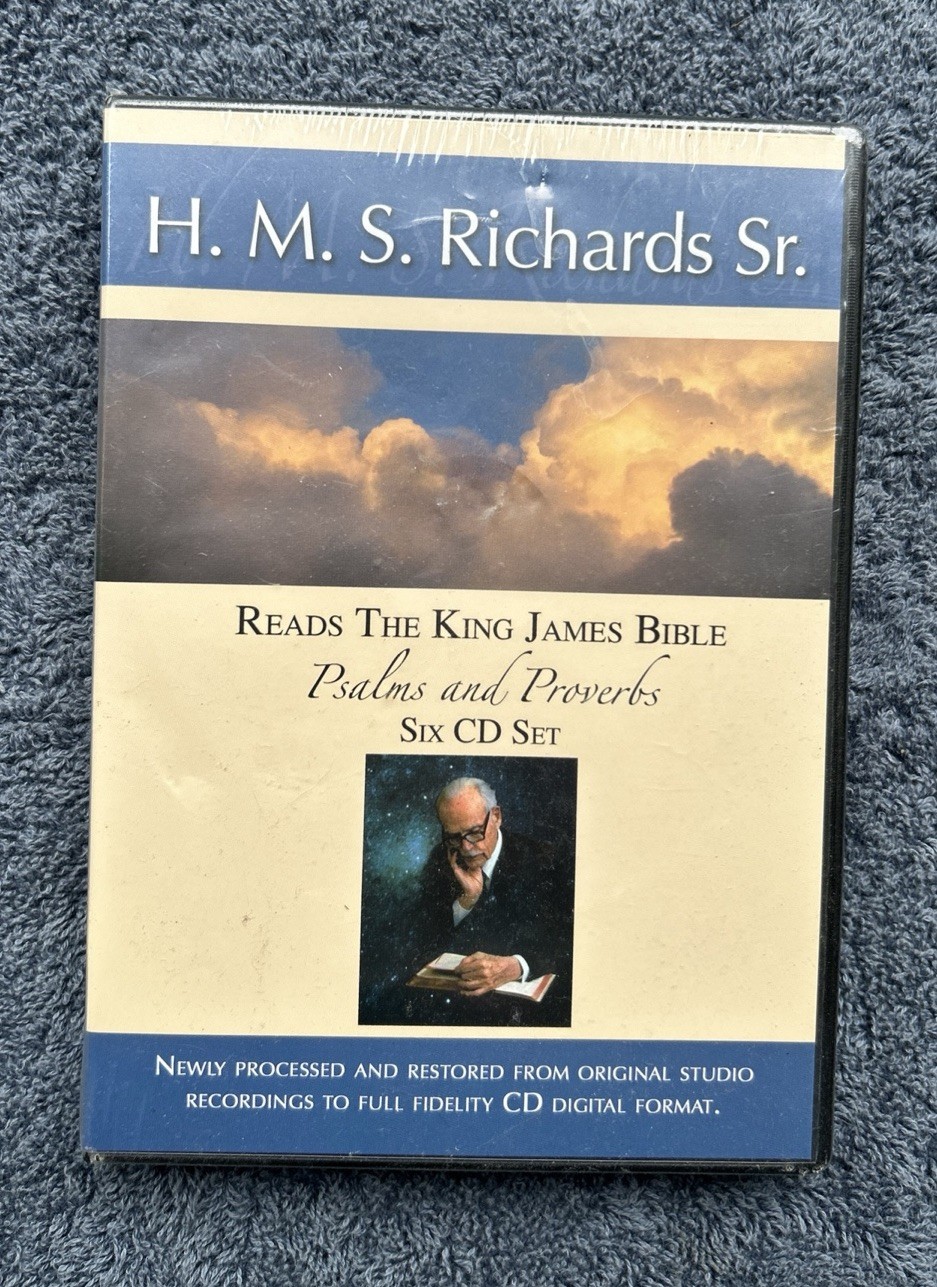 H.M.S Richard’s Sr. Reads The King James Bible Psalms And Proverbs Six Cd Set.