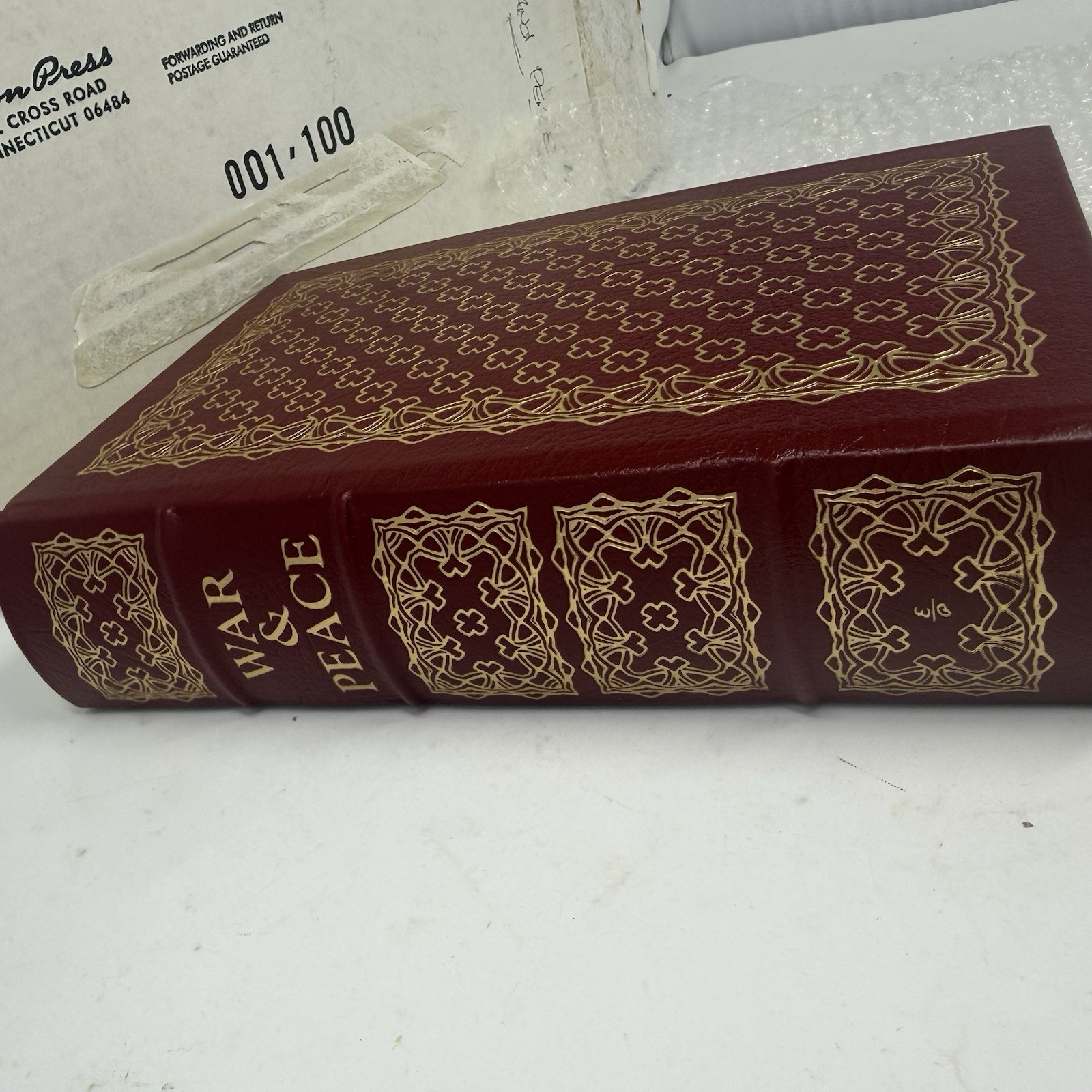 War and Peace by Leo Tolstoy – Easton Press – 100 Greatest – Excellent Copy!