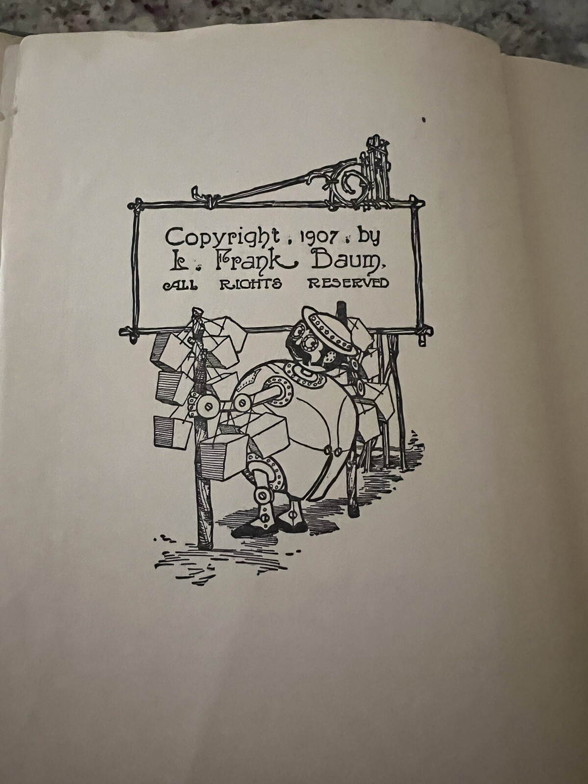 Ozma of Oz Antique Book by Frank L Baum 1907 270 pages Illustra by John R Neil