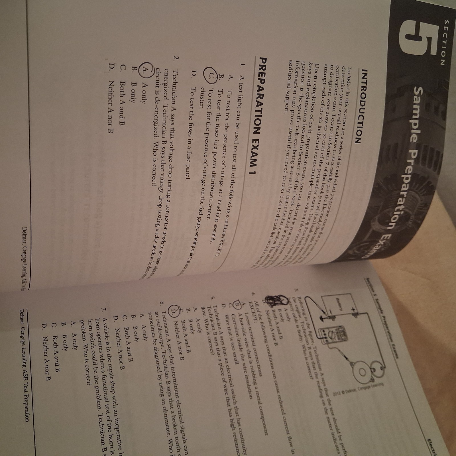 Delmar ASE Test Prep A6 Electrical/Electronic Systems 5th Edition Study Guide