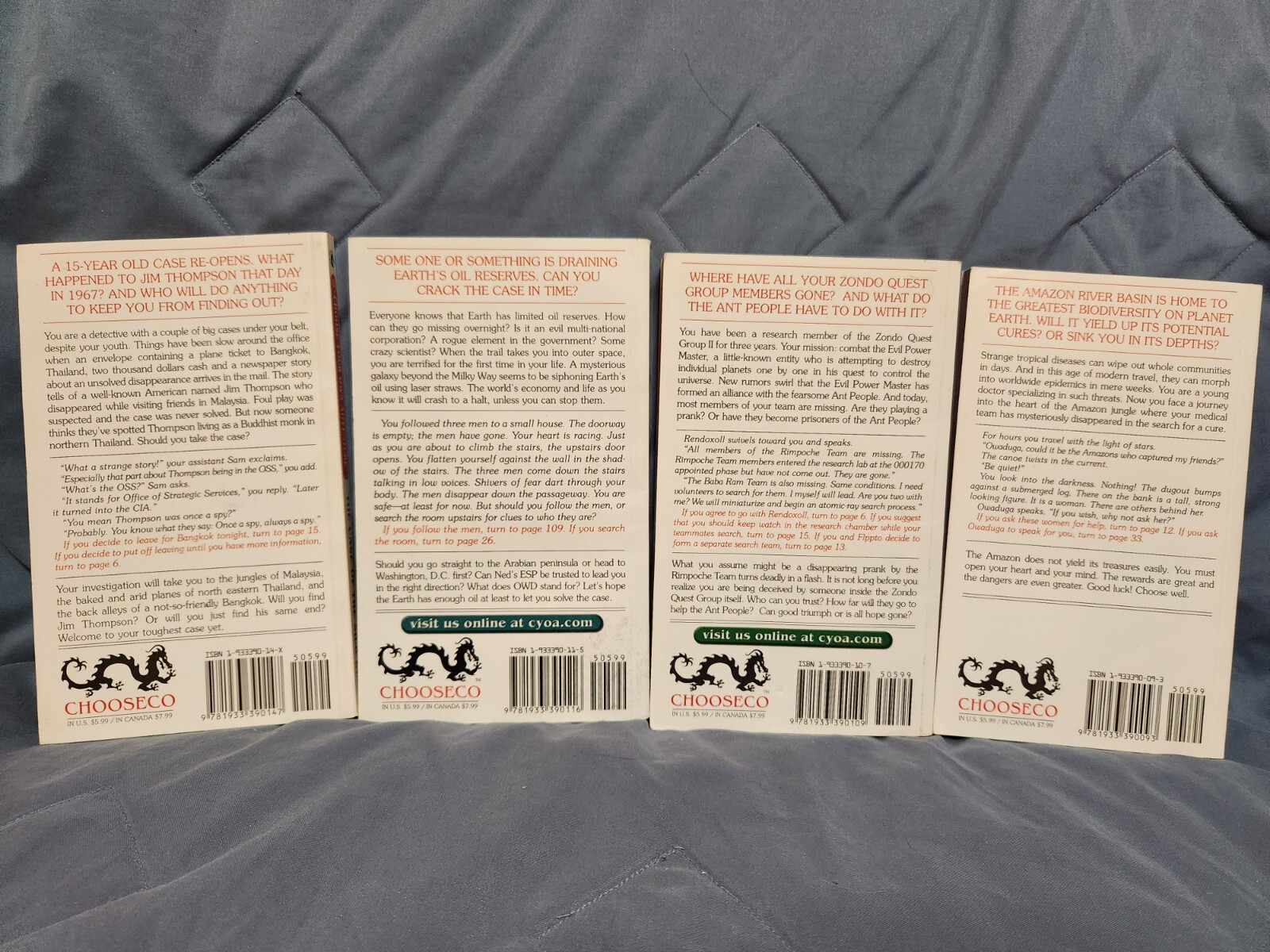 CHOOSE YOUR OWN ADVENTURE Book LOT 11 CYOA 2005 Chooseco VTG RPG