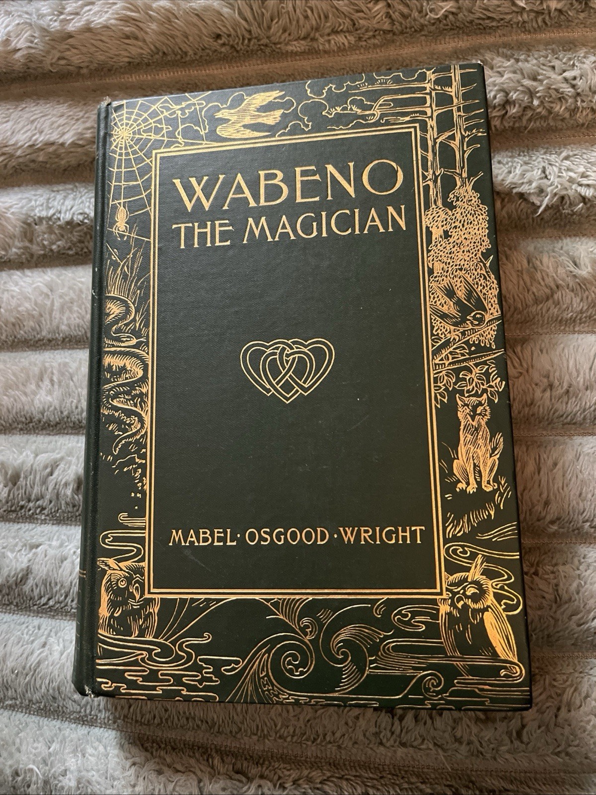 Wabeno the Magician By Wright 1st Edition 1899 Hardcover Illustrated Bookmark