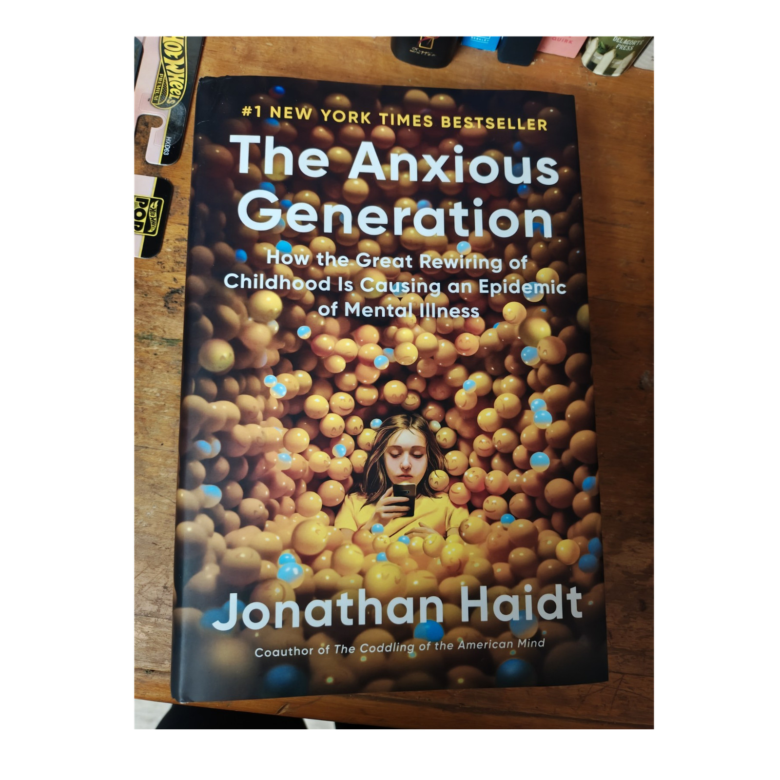 The Anxious Generation by Jonathan Haidt Hardcover English Psychology 2024 DJ
