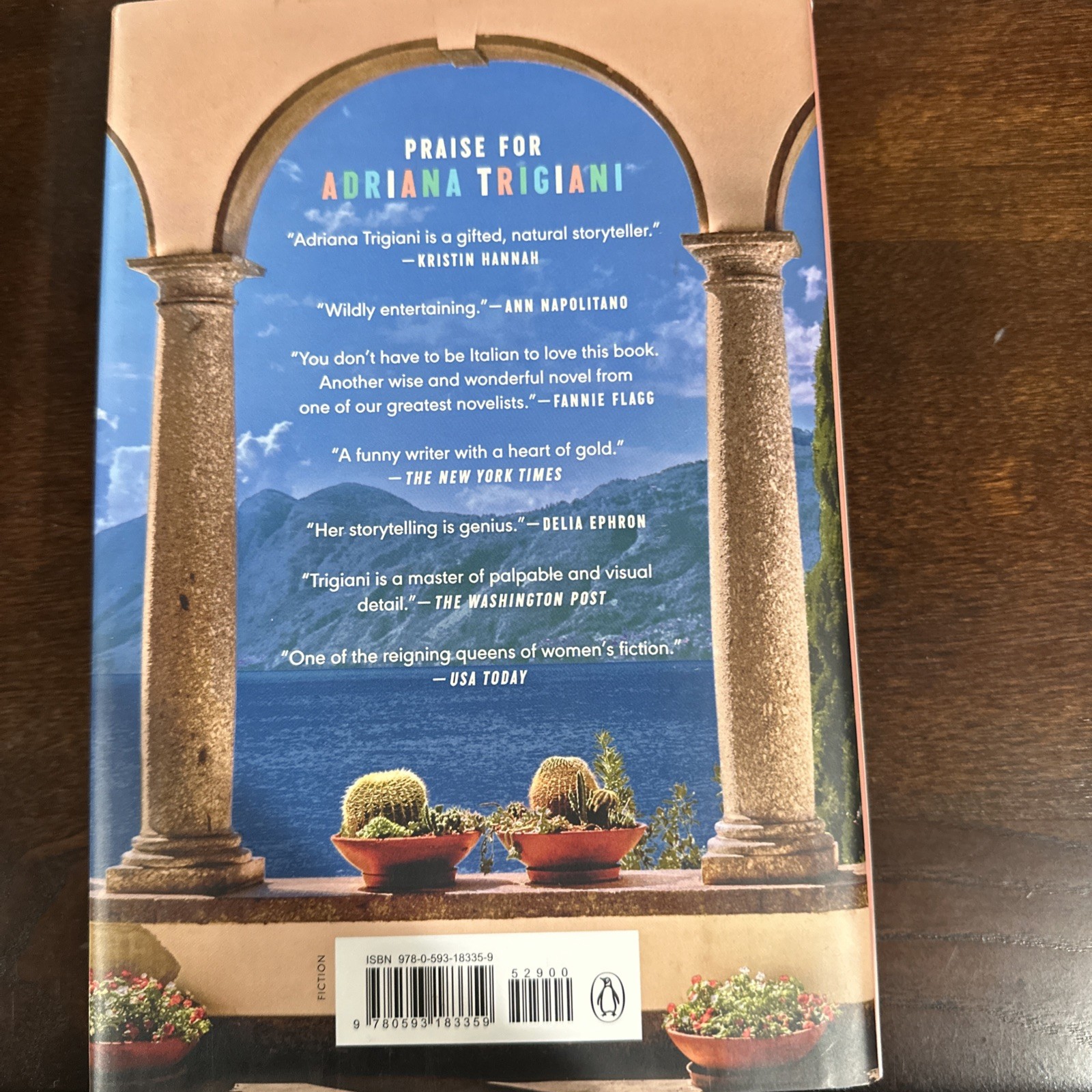 The View from Lake Como : Novel by Adriana Trigiani (2025 Hardcover) NY Times BS