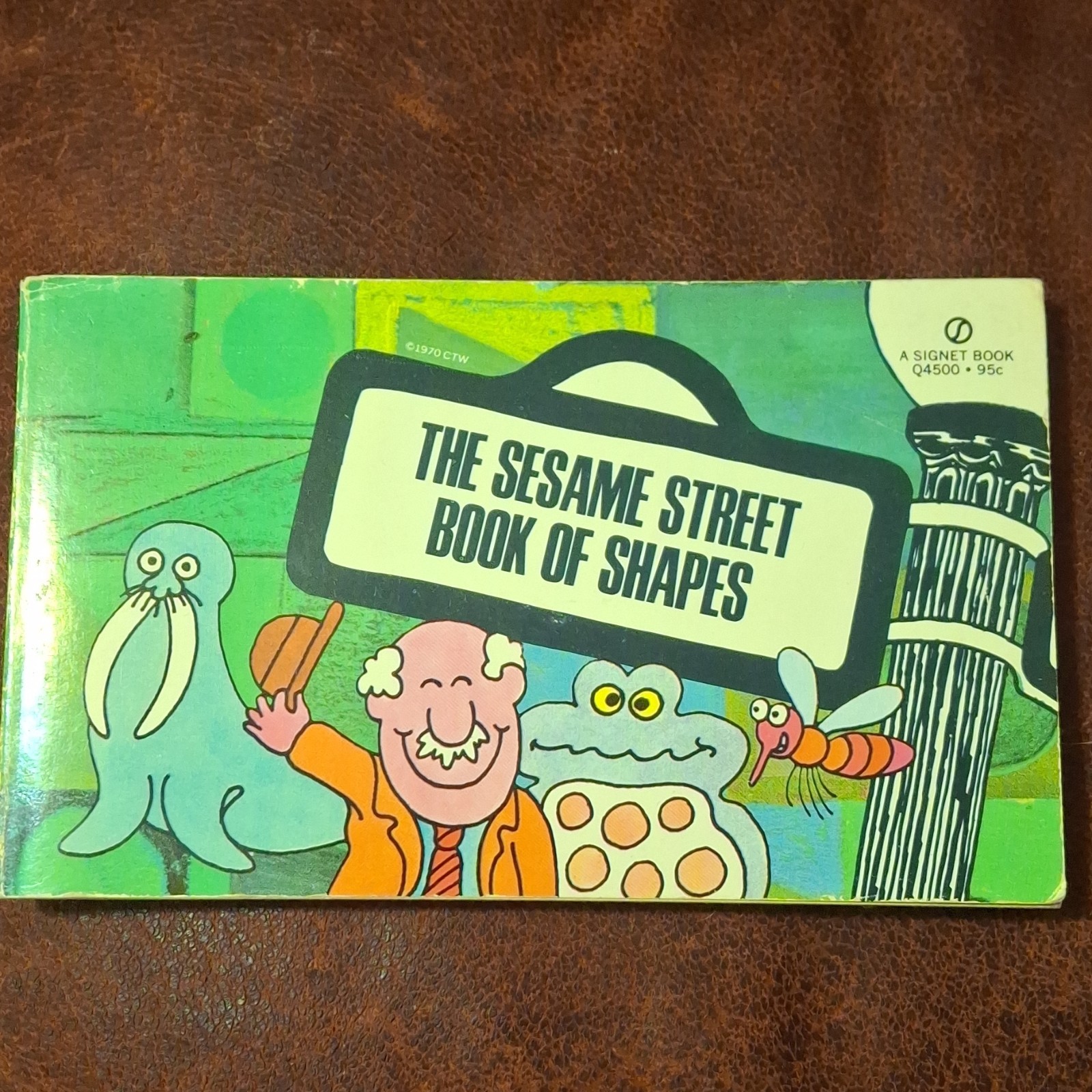 Sesame Street Book of Shapes 1971 1st Edition by Signet New American Library