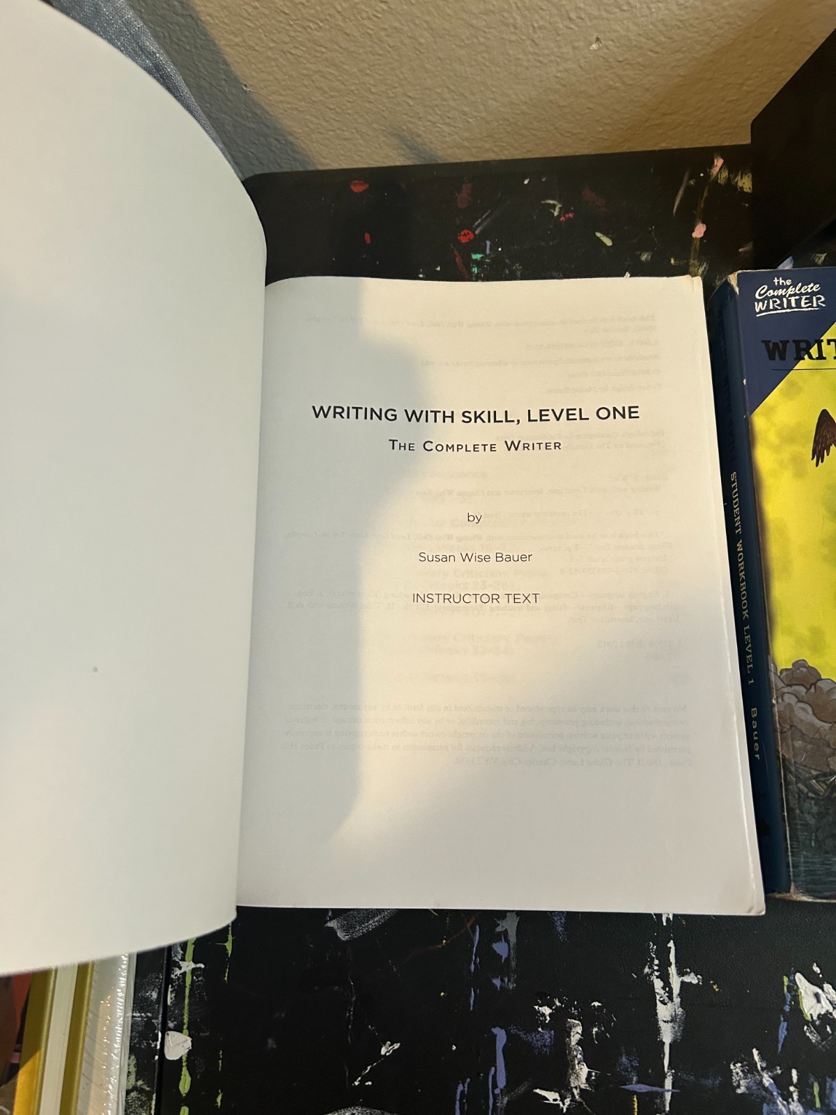Writing With Skill Level 1 Student Workbook & Instructor Text Set Susan Wise Bau