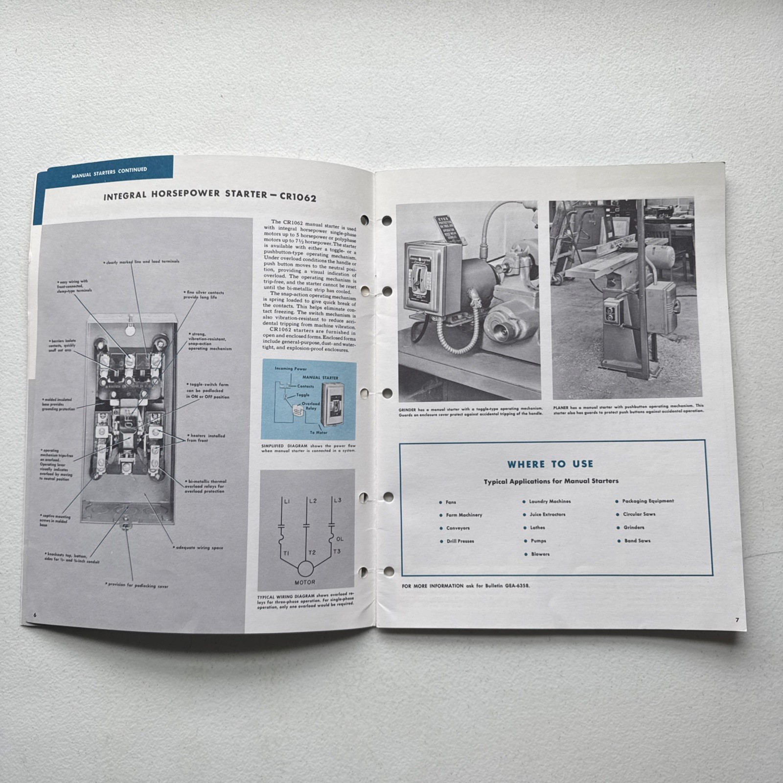 General Electric 1956 General Purpose Control Operation & Application Manual