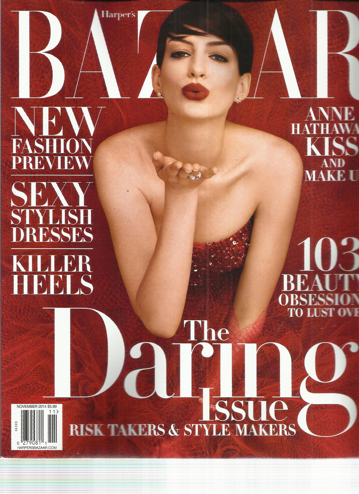 HARPER’S BAZAAR, NOVEMBER, 2014 (NEW FASHION PREVIEW * SEXY STYLISH DRESSES)