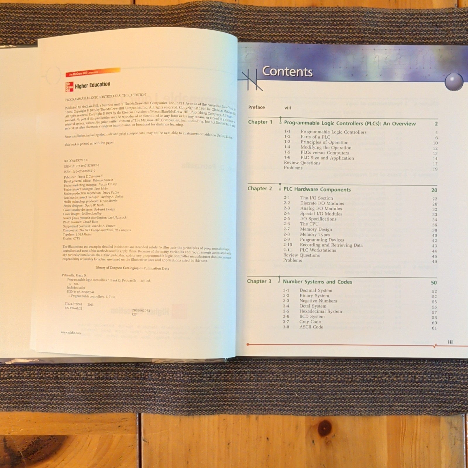 Programmable Logic Controllers 3rd Ed Frank D. Petruzella Hardcover 2004