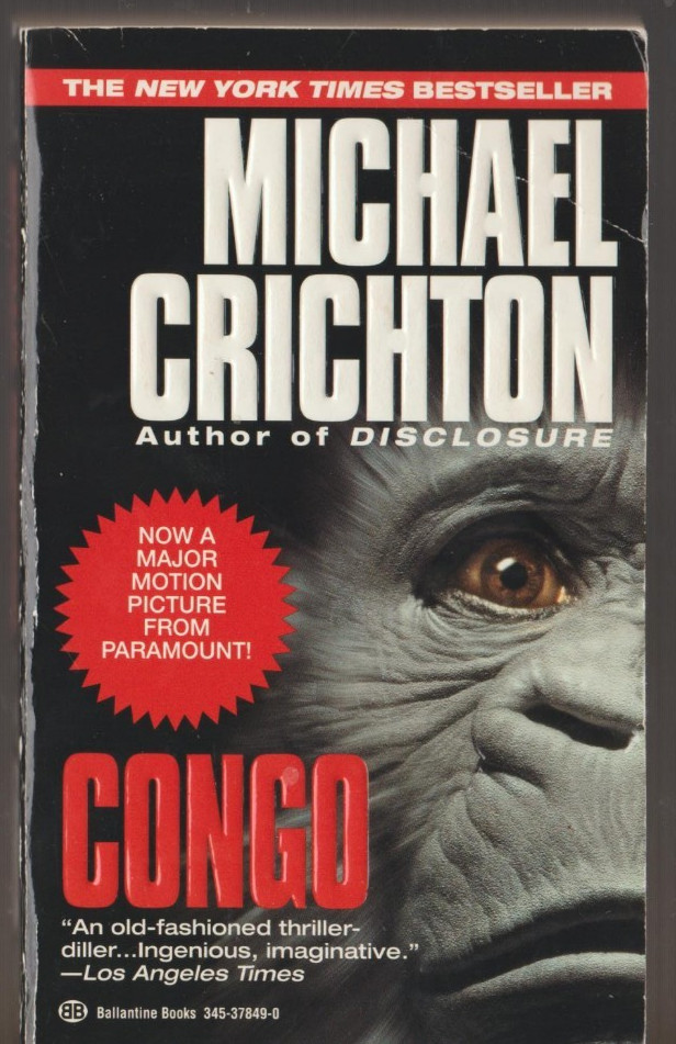 CONGO by Michael Crichton (1993) MOVIE TIE-IN PAPERBACK