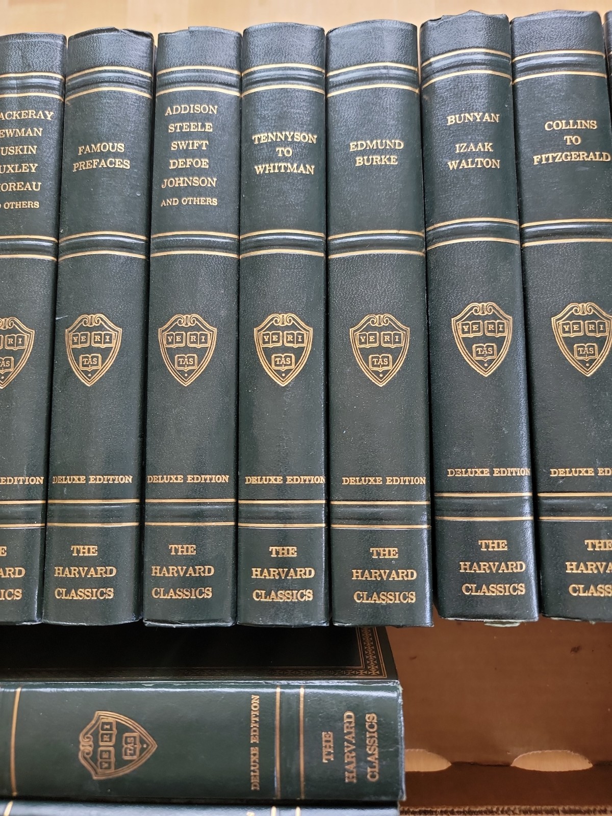 13 Volumes The Harvard Classics Deluxe Registered Edition Set 1968 Green Vintage