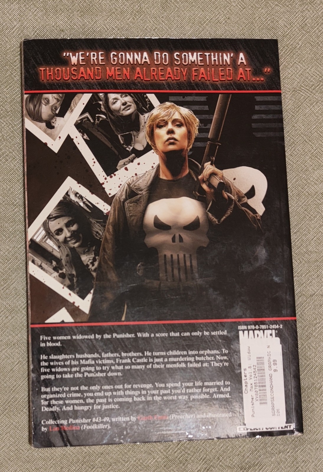 Punisher Max – Volume 8: Widowmaker by Garth Ennis TPB – Rare!! UK Seller