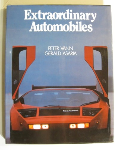Extraordinary Automobiles by Vann, Peter, Acceptable Book