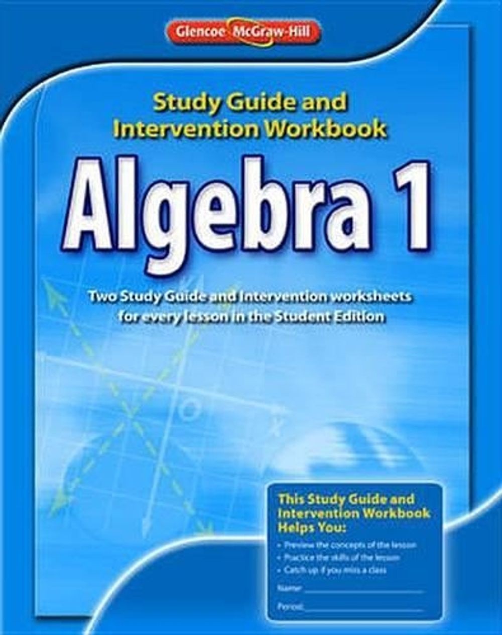 Algebra 1 Study Guide and Intervention Workbook by McGraw-Hill Education (Englis