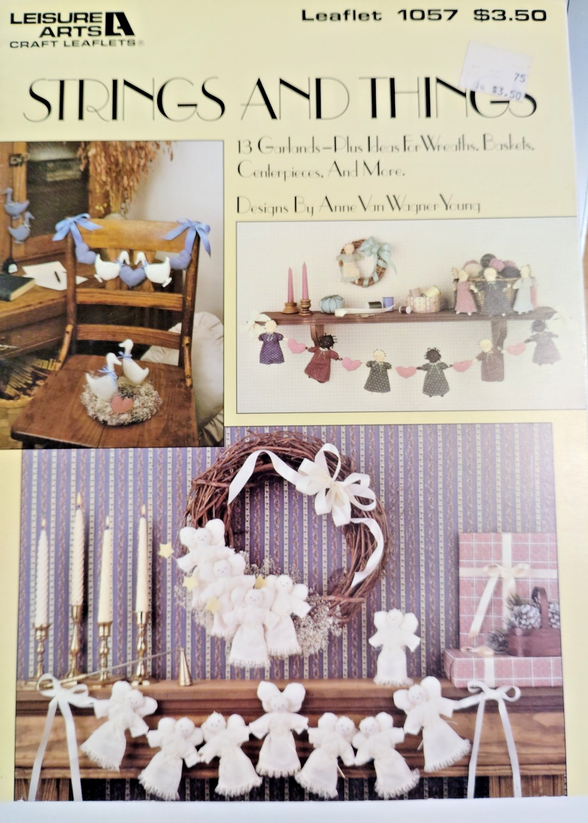Garlands Dolls Angels Strings Things Pattern Leaflet 1057 Leisure Arts Country