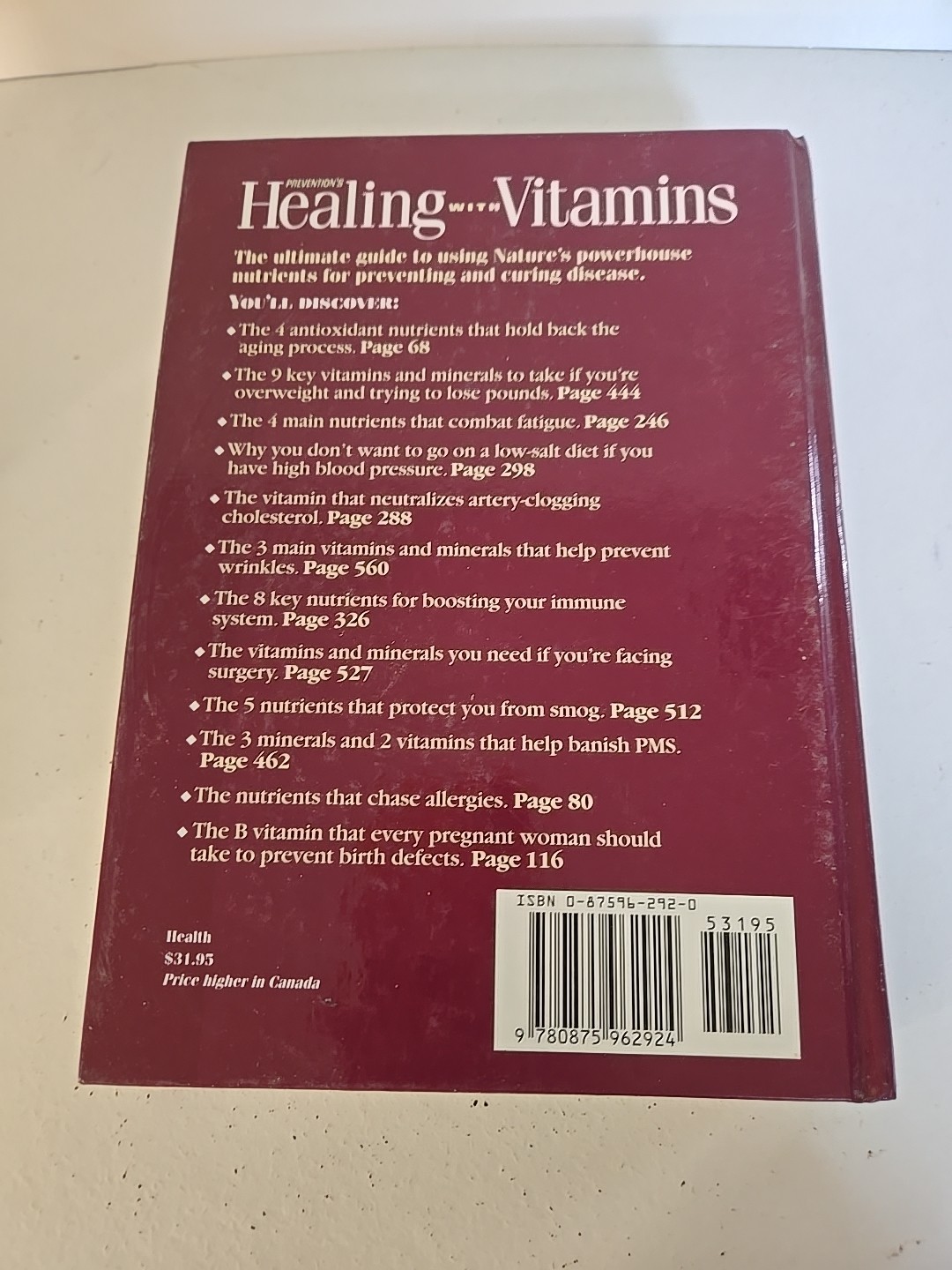 Prevention’s Healing with Vitamins : The Most Effective Vitamin and Mineral…