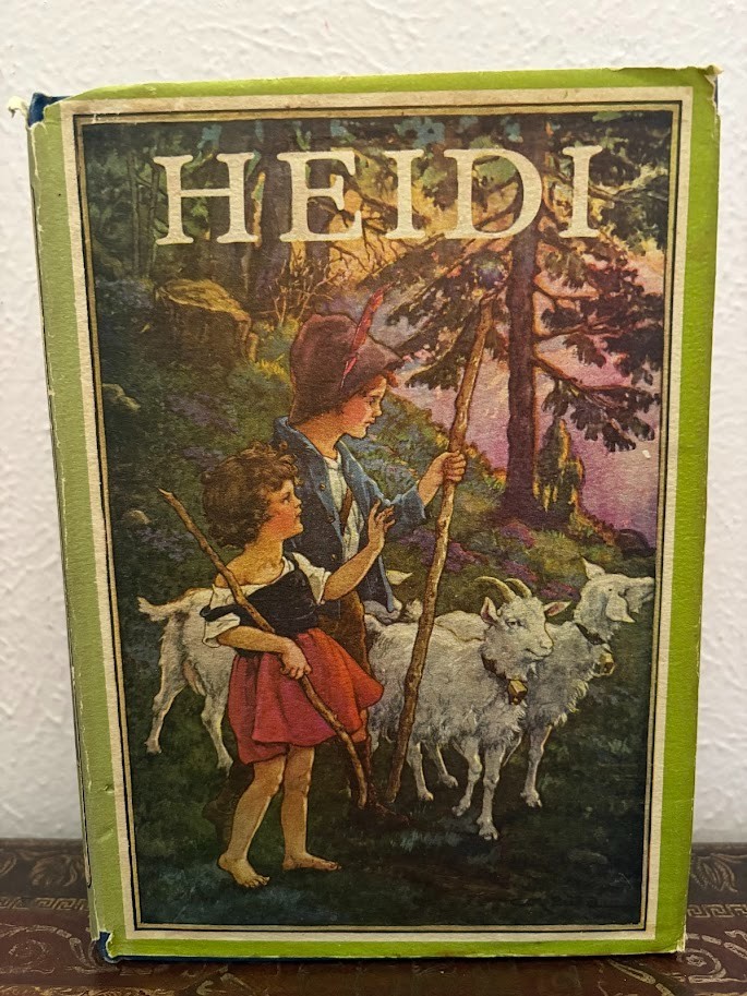HEIDI by Johanna Spyri 1924 Winston Ed. Clara M Burd Illustrations HC ALL PLATES