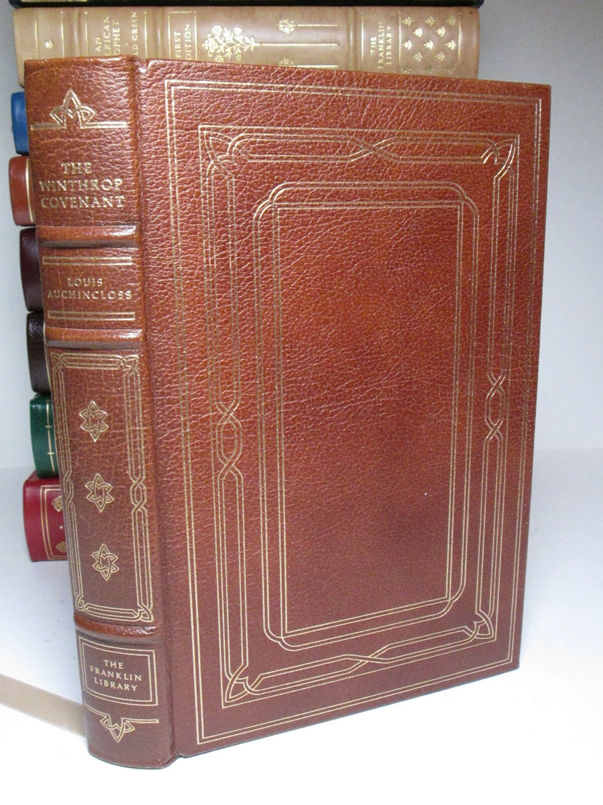 LOUIS AUCHINCLOSS The Winthrop Covenant Franklin Library Book Leather 1stEd 1976