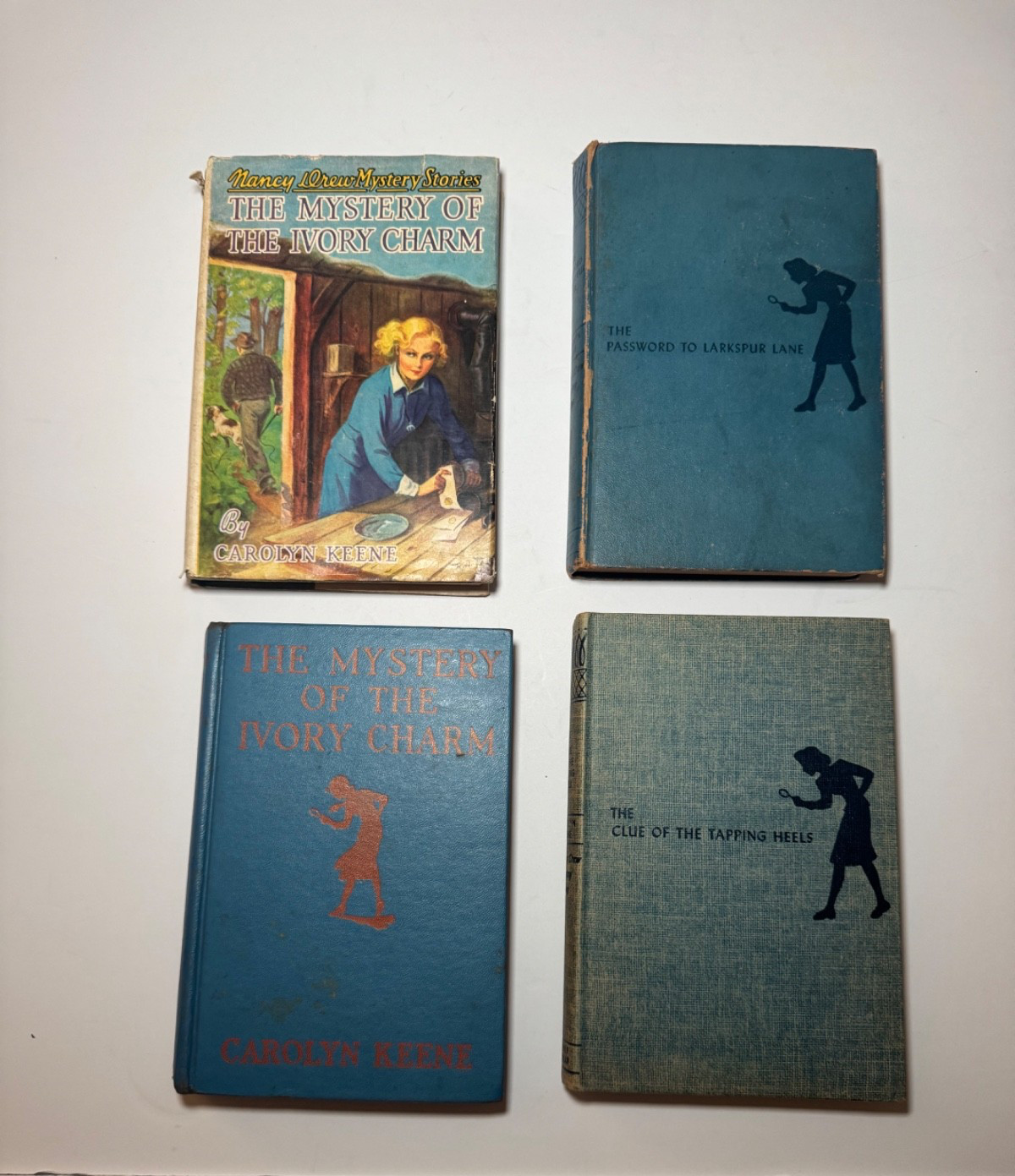 Vintage Nancy Drew Hardcover Book Lot of 4 Carolyn Keene