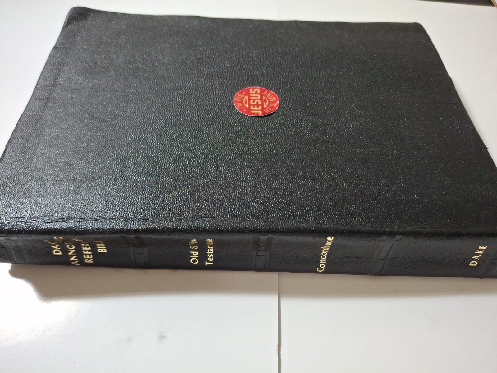 RARE Dake’s Annotated Reference Bible 1963 1977 Ninth Printing Leather Jacket