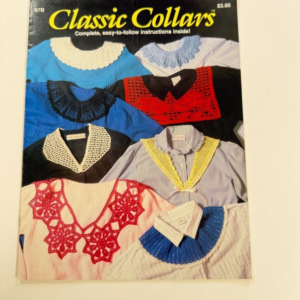 Classic Collars Pattern Leaflet 87B~The Crochet Catalog~Wedding~Costumes~Sailor