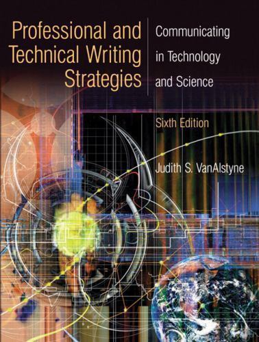 Professional and Technical Writing by VanAlstyne, Judith S.