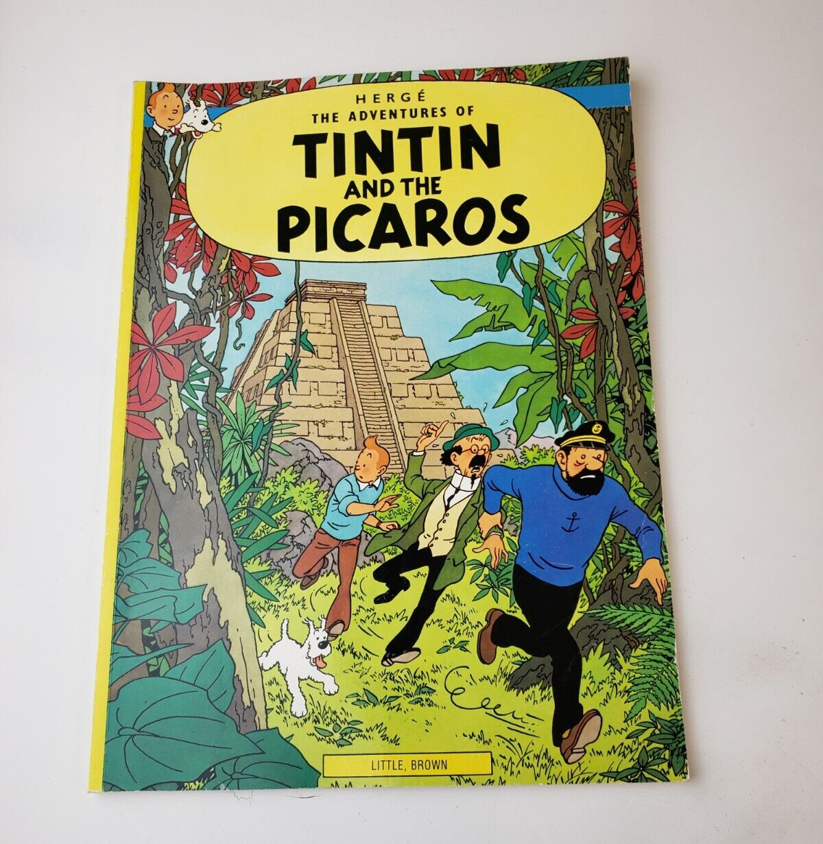 Tintin and the Picaros 1978 PB Hergé Vintage Comic Book Jungle Adventure Little