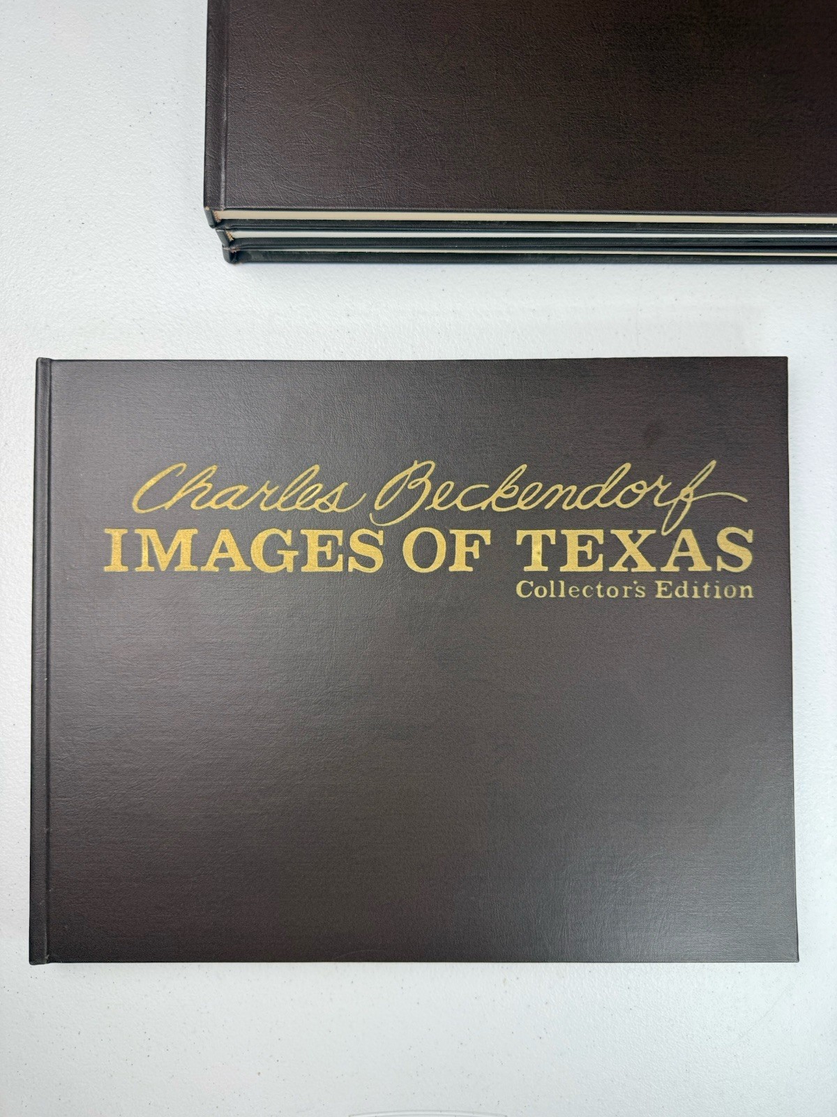 Charles Beckendorf Images of Texas Collector’s Edition Vol IV Illustrations Book
